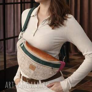 Kolorowa pojemna nerka XL Tivoli, XL, maxi