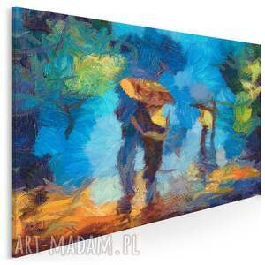 vaku dsgn obraz na płótnie - para miłość spacer 70x50 cm 76001, prezent