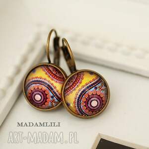kolczyki %u2665 nostalgiczna podróż - MadamLili biżuteria