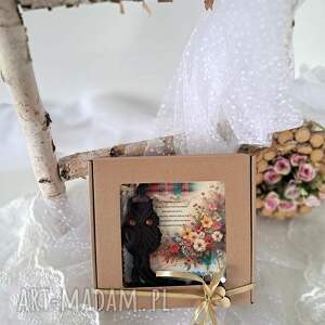 breolk makramowy sowa prezent dla nauczycilea koniec roku szkolnego, brelok