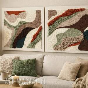 Obraz tkany, 3d, dekoracja, ścienny