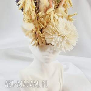 wazon kobieta marble white na kwiaty, salon, biały
