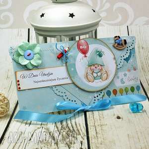 handmade scrapbooking kartki kartka urodzinowa dla chłopca (k16)