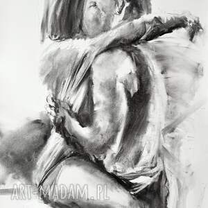 We Dwoje, kobieta szkic, mężczyzna obraz, do sypialni