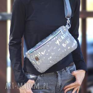 nerki odblaskowa saszetka midi, 2 kieszonki spacer, prezent