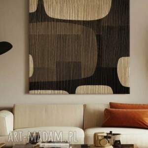 Modernistyczny obraz do salonu 120x120 cm ZAKROCKA ATELIER - MODERNO