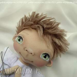 ręcznie robione pokoik dziecka aniołek lalka - dekoracja tekstylna, ooak