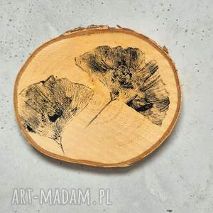 pod kubek Miłorząb japoński, rustykalna podkładka