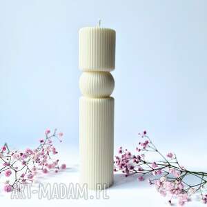 Świeca sojowa Pillar No 1, świea, eco, stojąca