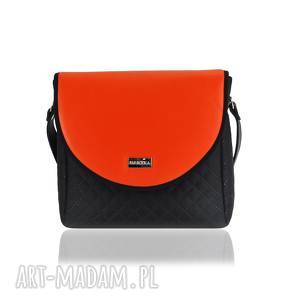 torebka puro classic 2499 orange leather na codzień, lato