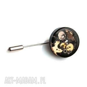 handmade męska pin - mechanical black