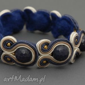 handmade bransoletka sutasz z jadeitami