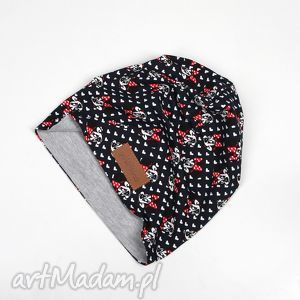 czapka beanie myszka mickey, unisex ciepła