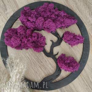 handmade dekoracje drzewko mech chrobotek