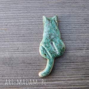 ceramiczny magnes kot morski zielony lodówkę do kuchni