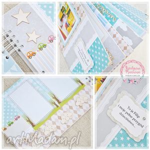 ręcznie zrobione scrapbooking albumy dziecięcy album dla chłopca