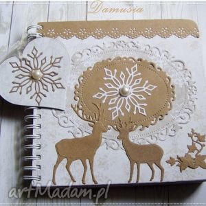 handmade scrapbooking albumy photo album o tematyce zimowej