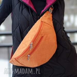 Prezent pomarańczowa nerka XXL, mini plecak, na maxi