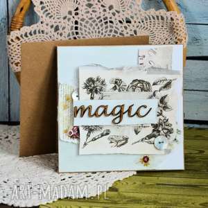 ręcznie zrobione scrapbooking kartki kartka uniwersalna - magic