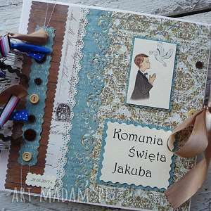 handmade scrapbooking albumy album komunia