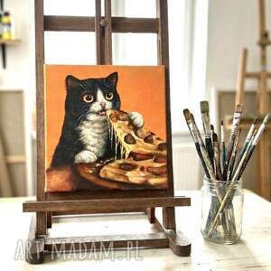 Obraz akrylowy „Moment”, śmieszny kot, dekoracja do domu, kocham koty