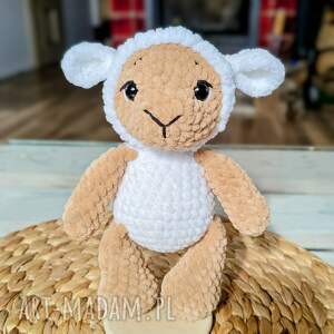 szydełkowa owieczka handmade, owca, maskotka, przytulanka