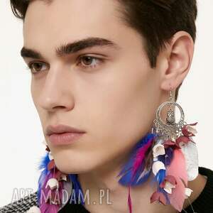 kolczyki długie lekkie z bardzo dużą ilością różnych czary marków totalnie