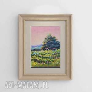 pejzaż - pastele suche