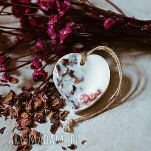 handmade dekoracje sojowa zawieszka do szafy w kształcie serca o romantycznym zapachu