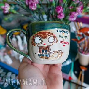 Kubek ceramiczny dla krawcowej - Tworzę z pasją