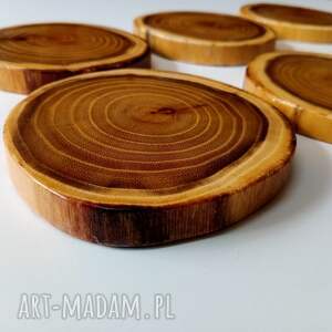 handmade podkładki podkładki pod kubki, zalane żywicą epoksydową i lakierowane premium 6