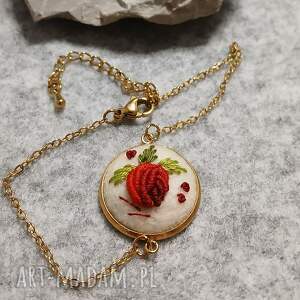 ręcznie haftowana bransoletka dla lukrecji boho biżuteria, stylowo filcu