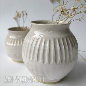 handmade ceramika zestaw z dwóch wazonów ceramicznych 2
