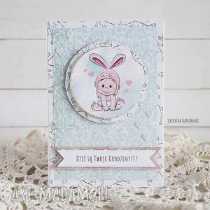 handmade scrapbooking kartki kartka urodzinowa dla dziecka, 556