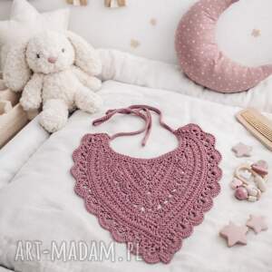 śliniaczek, apaszka, śliniak szydełkowy, śliniaczek na szydełku