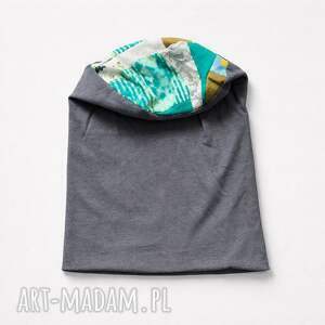 czapka damska szaro zielona, dobra na codzienne noszenie, podszewce,rozmiar