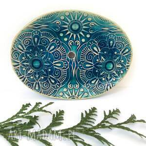 handmade ceramika etno mydelniczka ceramiczna