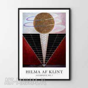 plakat hilma af klint altarpiece - format 30x40 cm sztuka, plakaty sztuka