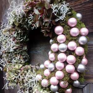 handmade pomysł na prezenty świąteczne wianek na drzwi lub stół boże