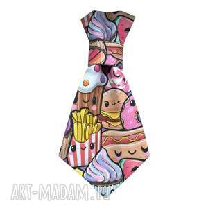krawat dla psa sweet food rozmiar l pies, modny elegancki pies spacer