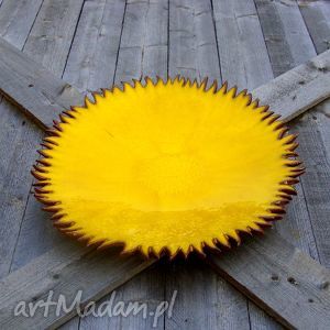 handmade ceramika słoneczna patera