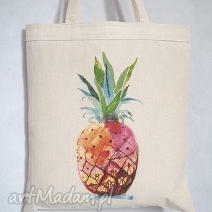 handmade eko torba na zakupy ananas