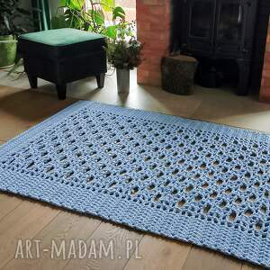 Simon 110x160 błękit, chodnik, dywan ze sznurka