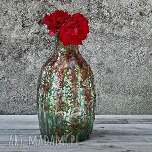 wazon butla ceramiczna, ceramika artystyczna dekoracja wnętrza, prezent pod