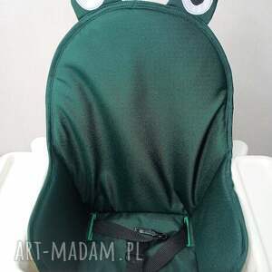 pokoik dziecka wkładka, poduszka do krzesełka antilop ikea - żabka, karmienie