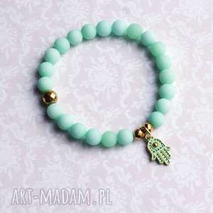 handmade mint gold patina: hamsa:: talizman