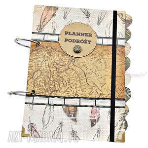 personalizowany planer podróży/pamiętnik podróży planner, organizer