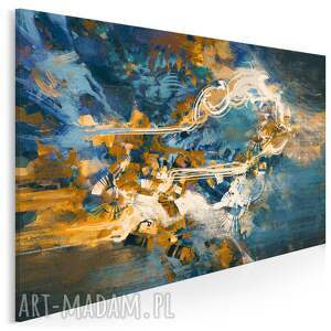 obraz na płótnie - abstrakcja nowoczesny dynamiczny 70x50 cm 22202