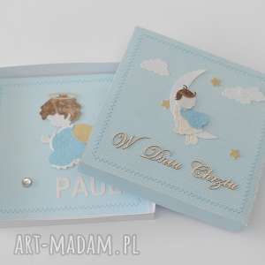 scrapbooking kartki pamiątka chrztu świętego kartka