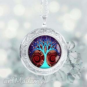 handmade naszyjniki magiczne drzewo - wyjątkowy otwierany medalion